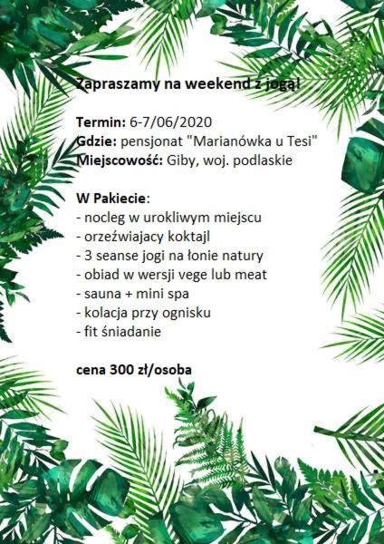 Farmstay Marianowka U Tesi Giby Eksteriør bilde